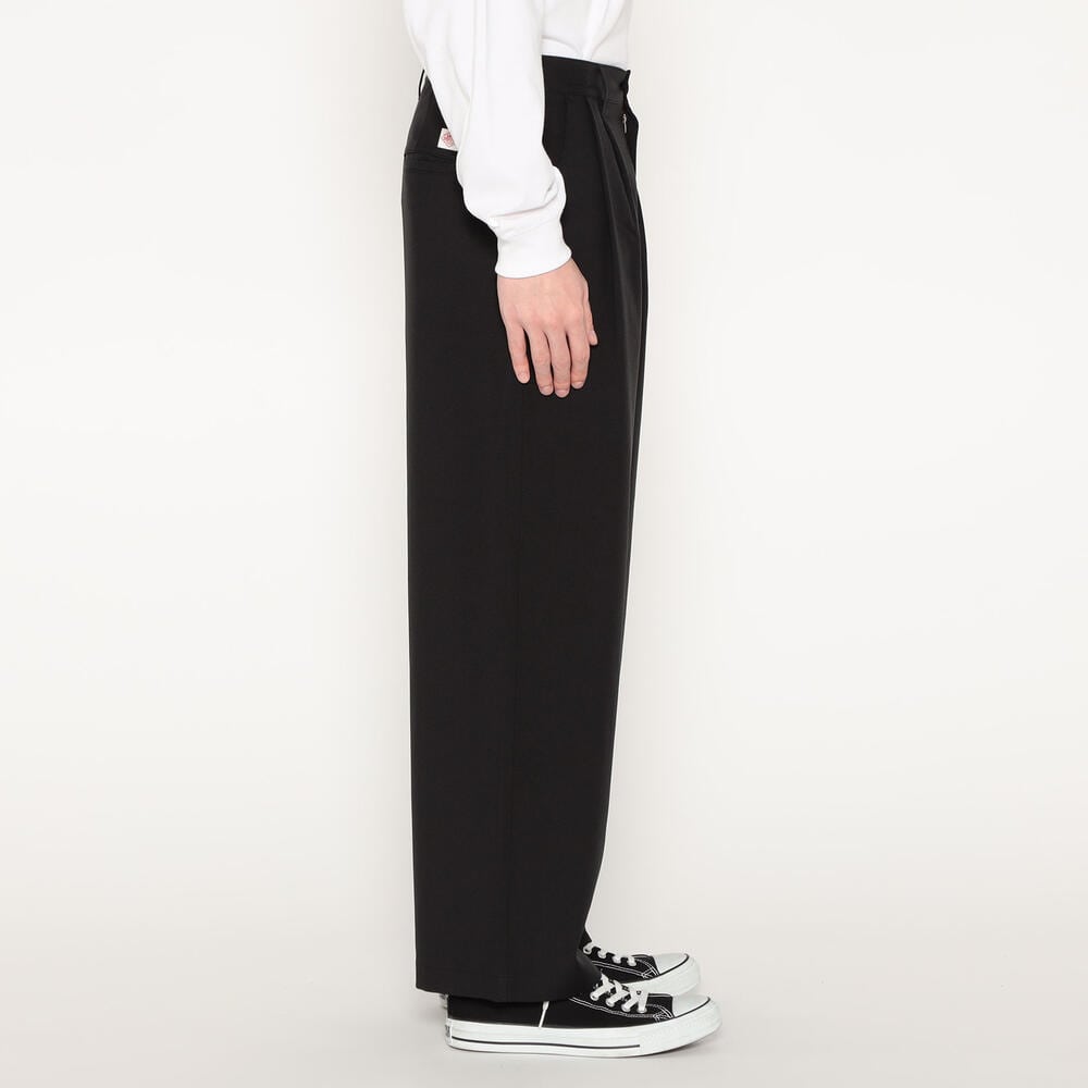 단톤 바지 MELANGE TWILL 2TUCK WIDE PANTS 25SS DNB251M201-0009 남자 슬렉스 기본 팬츠 - 상세 이미지 5
