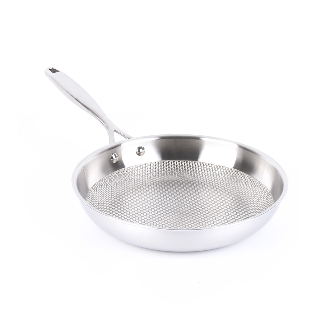 스텐 통5중 인덕션 후라이팬 벌집모양 이유식프라이팬 28cm