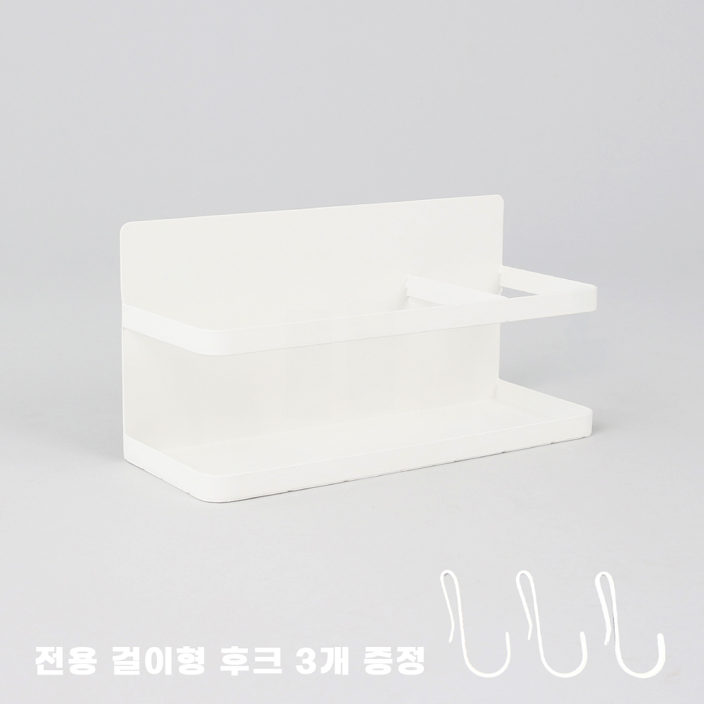 미스터데코 무타공 자석선반 세탁기 냉장고 틈새 공간 정리 - 상품 이미지