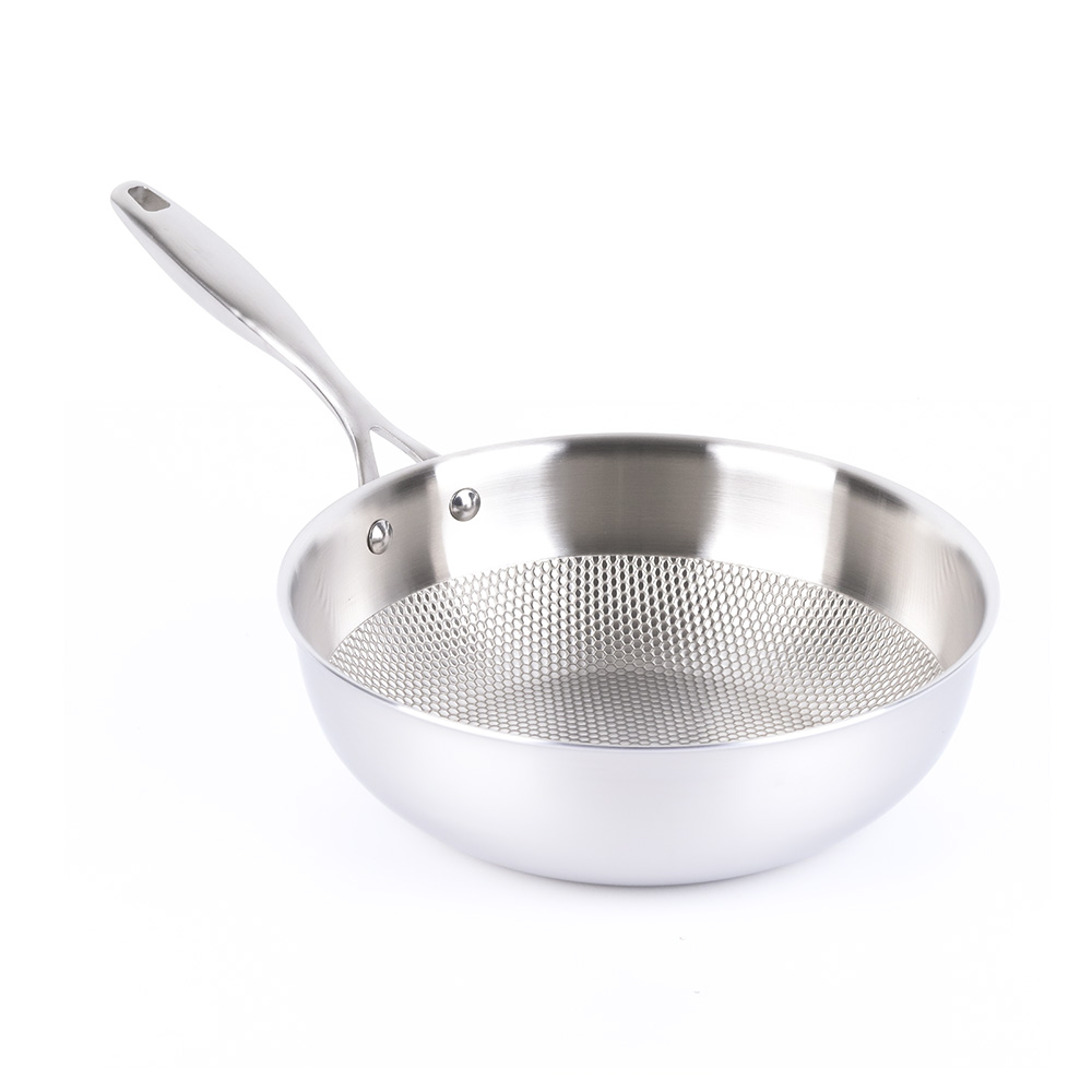 스텐 통5중 인덕션 벌집모양 궁중팬 볶음팬 26cm - 상품 이미지