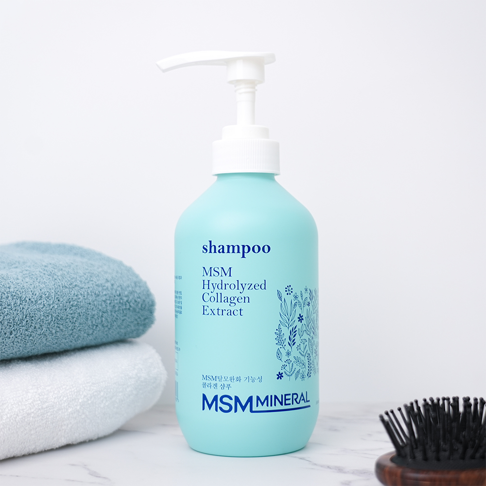 미스미네랄 MSM 콜라겐 샴푸 500ml 미네랄 기능성 탈모완화 - 상품 이미지