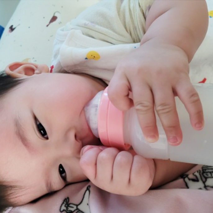 젖병 앙뽀 신생아 실리콘 배앓이방지 노꼭지 150ml - 상세 이미지 3