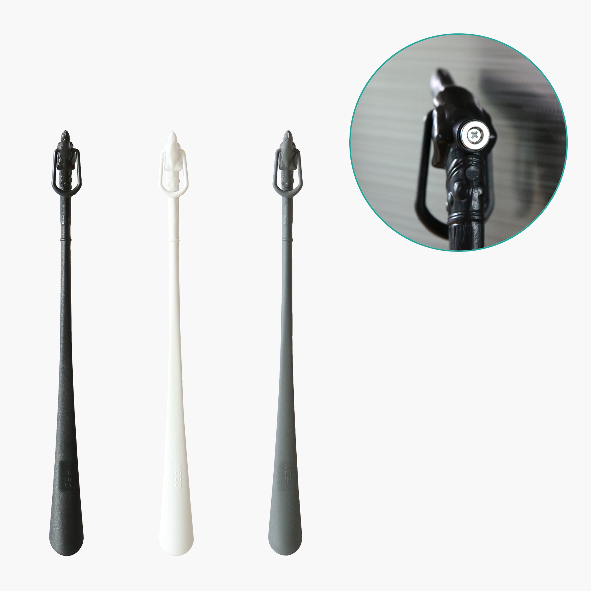 필굿리빙 구두주걱 구두헤라 자석 신발주걱 구둣주걱 51cm - 상품 이미지