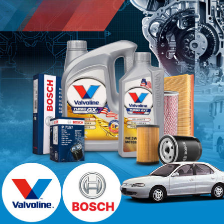 [자체제작]카샤 엘란트라 1.5/1.8 가솔린 발보린 터보 GX7 5W30 엔진오일필터세트 4L iter