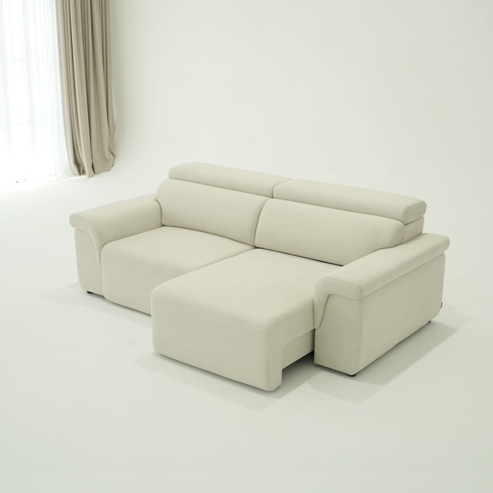 폴로까사 로한 전동 슬라이딩 모션 무빙 리클라이너 조야 3인 소파