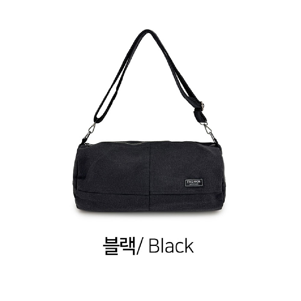 캔버스 원통형 보스턴백 운동 헬스 여행 중저가 저렴한 실용적인 보스톤가방 - 상세 이미지 2