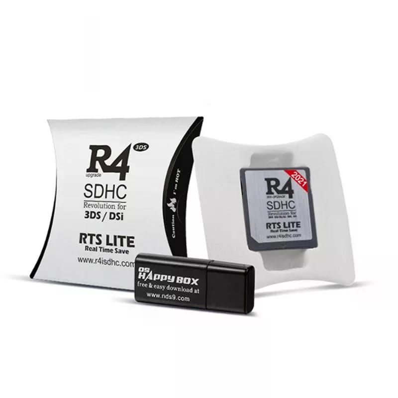 R4 칩 골드 프로 SDHC DS/3DS/2DS/ Revolution 카트리지 USB 어댑터 포함 Gold - 상세 이미지 3