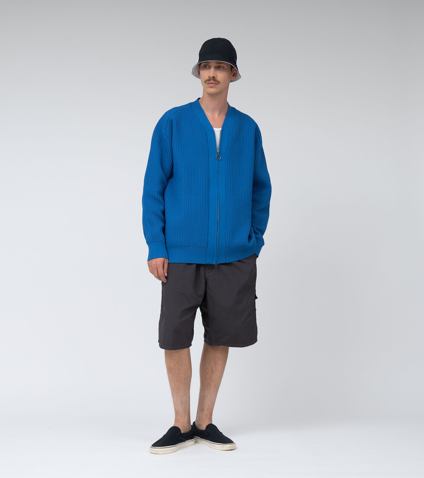 나나미카 nanamica 5G Zip Cardigan 5G 집 가디건 25SJ007 - 상품 이미지