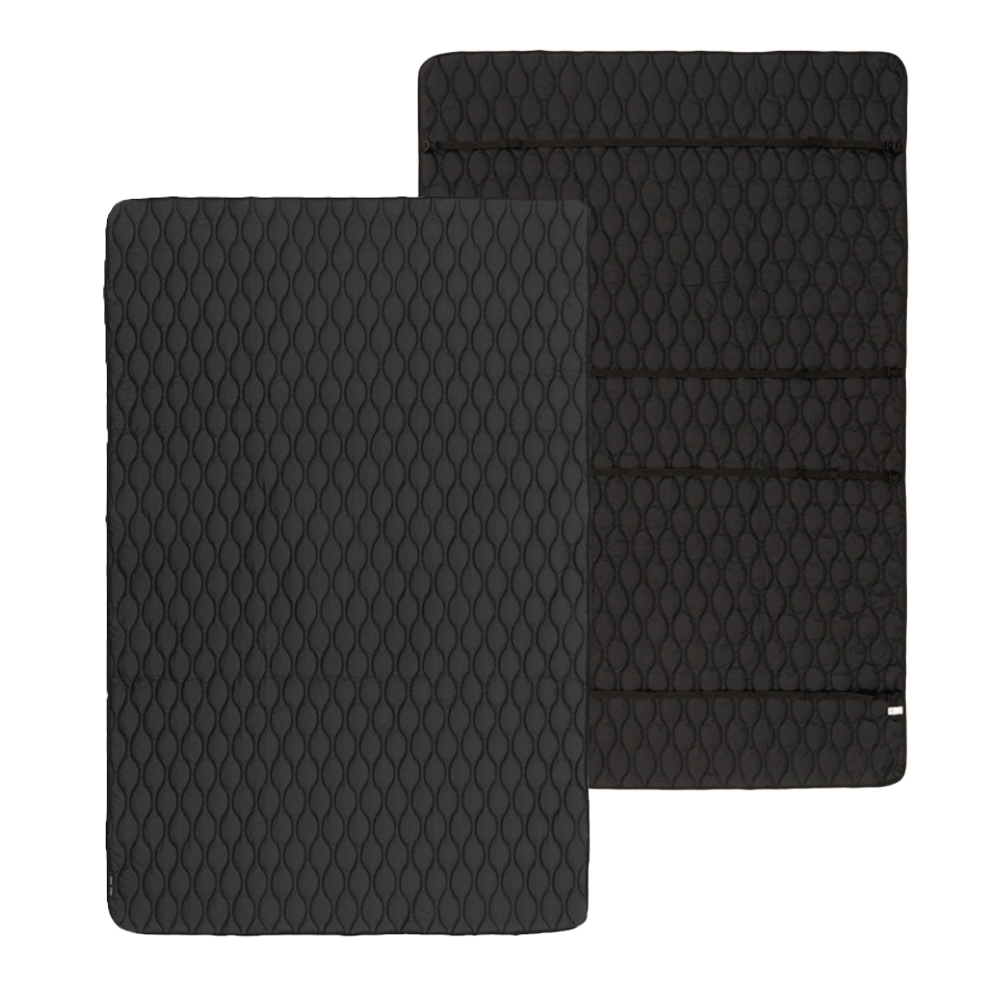 디얼스 슬리핑 패드 야전 침대 커버 매트 더블 블랙