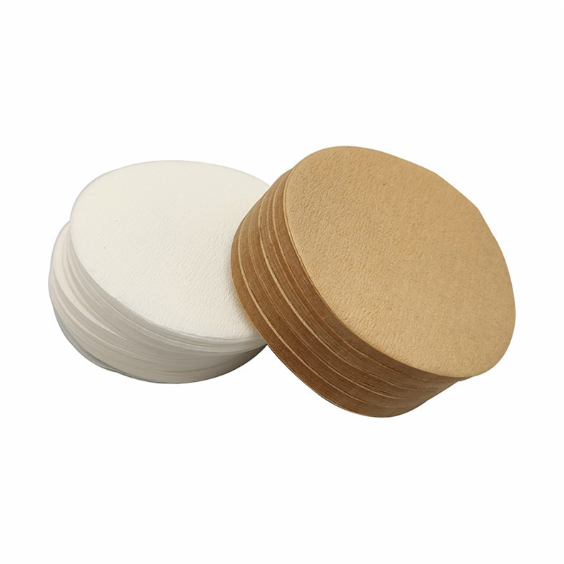 원형 커피퍽스크린 종이필터 여과지 100매 모카포트 포터필터 거름종이 브라운 58mm