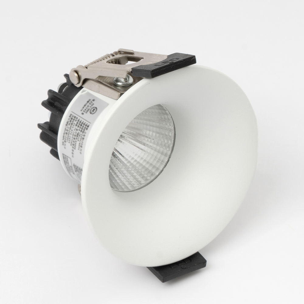 LED COB 55mm(2인치) 다운라이트 호른 집중형 5W 전구색 노란빛 3000K 매립 매입등 - 상품 이미지