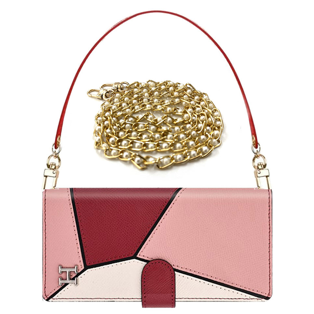 라콤 천연소가죽 지갑 케이스 레드핑크, 갤럭시S25 울트라 - 상품 이미지