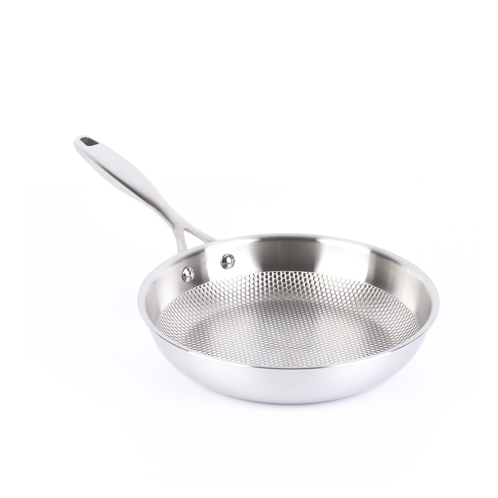 스텐 통5중 인덕션 후라이팬 벌집모양 이유식프라이팬 24cm