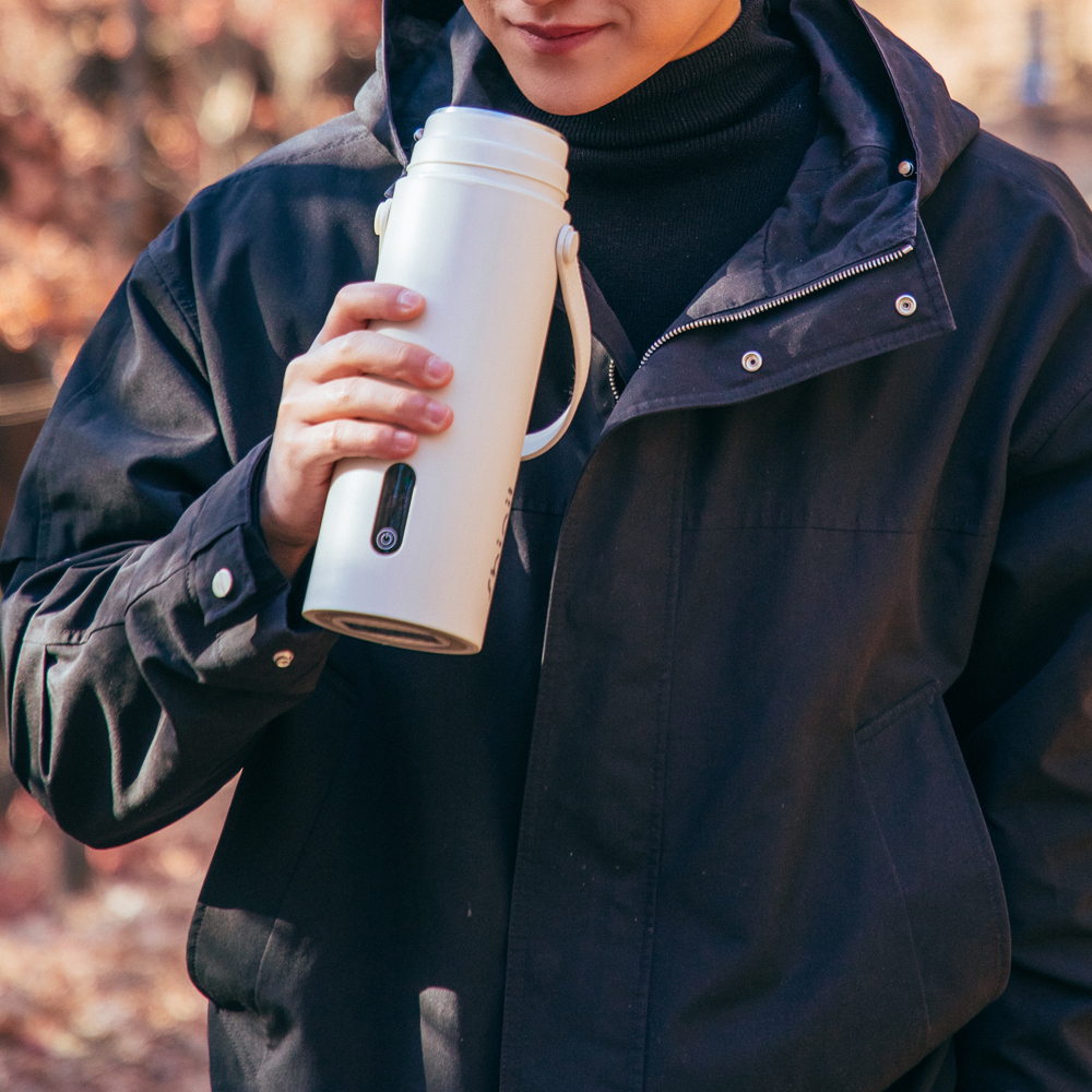 휴대용분유포트 휴대용커피포트 무선 전기텀블러 여행용 신일 올스텐