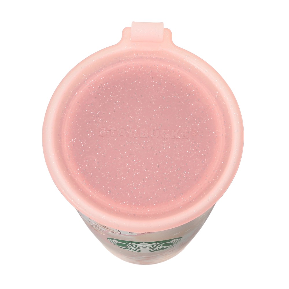 일본 스타벅스 2025 벚꽃 한정 스트랩 컵 모양 스테인레스 스틸 병 레이어드 355ml - 상세 이미지 4