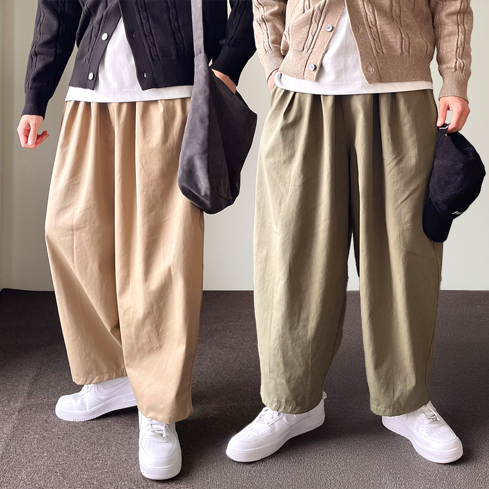 치노팬츠 남자통바지 남자벌룬팬츠 - 상품 이미지