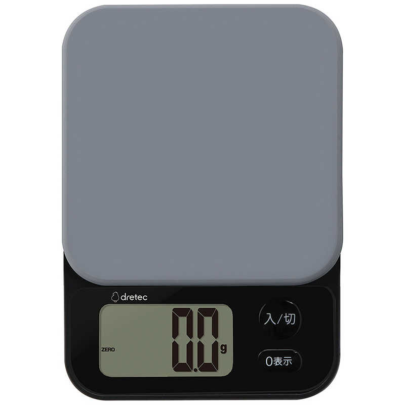 드레텍 Dretec 주방 계량 저울 3kg 0.1g 단위 KS-816BK 블랙 - 상품 이미지