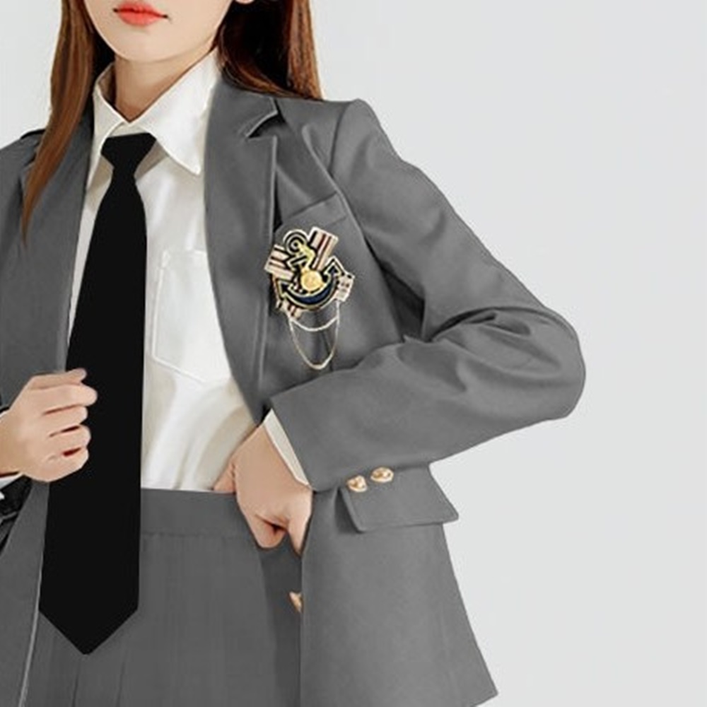 박대표마켓 지퍼 넥타이 블랙 자동 넥타이 남녀공용 조문용 - 상품 이미지