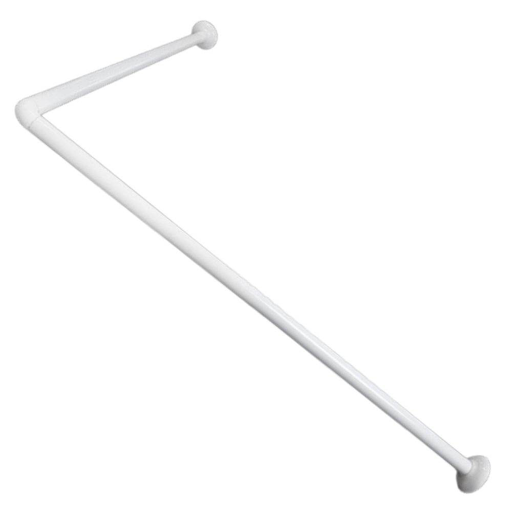 ㄱ자 커튼봉 코너 곡선 레일 2단