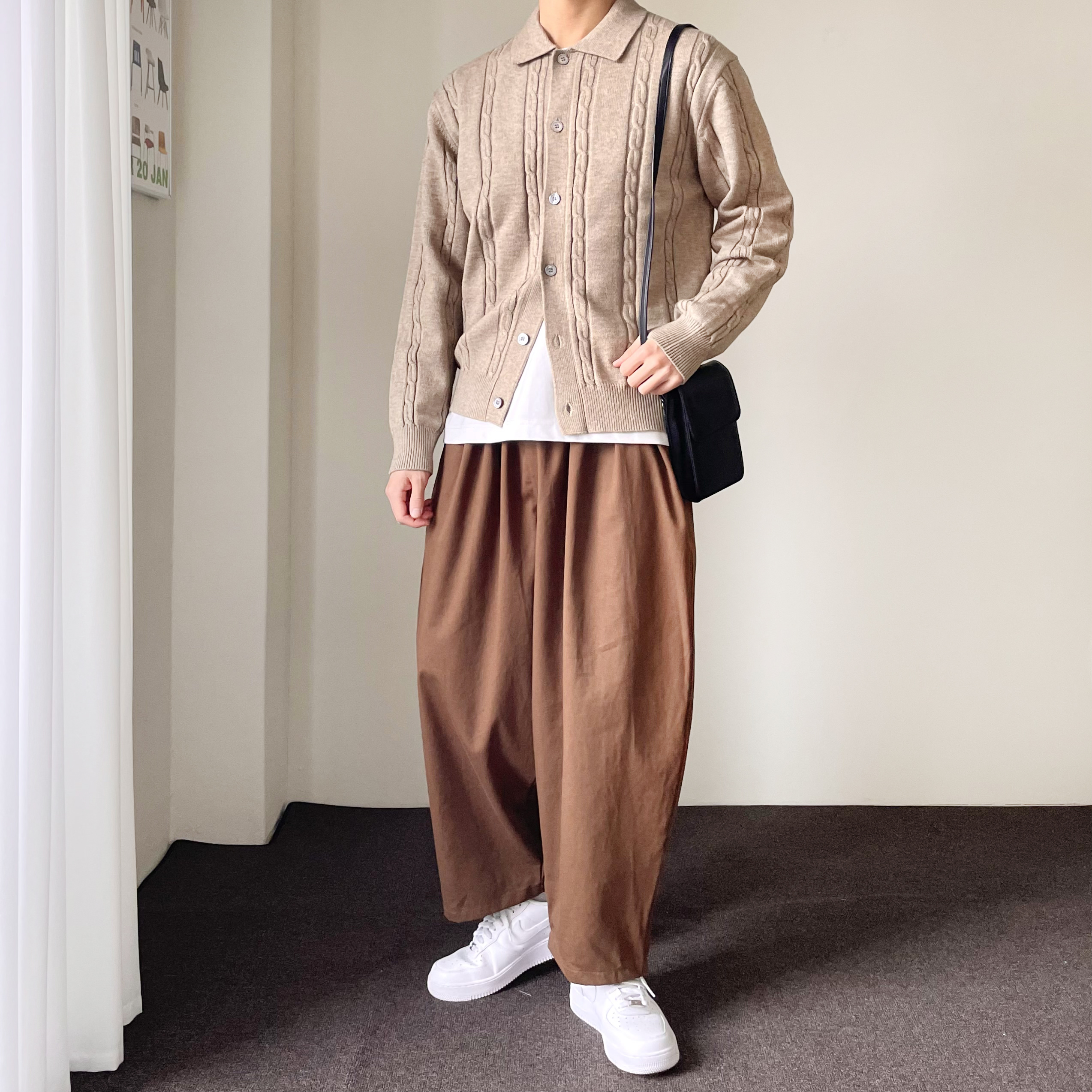 치노팬츠 남자통바지 남자벌룬팬츠 - 상세 이미지 5