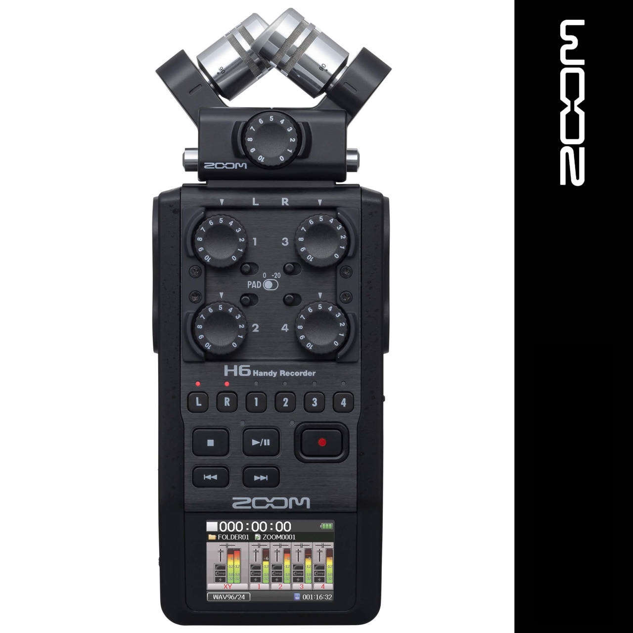 ZOOM H6 줌 핸디 레코더 멀티트랙 보이스레코더 휴대용 녹음기