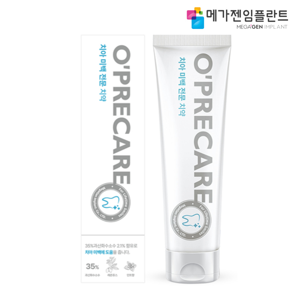 3SET 메가젠 임플란트 치약 잇몸 염증 이시릴때 잇몸 성분 좋은 치약+구강유산균 1박스 - 상세 이미지 3