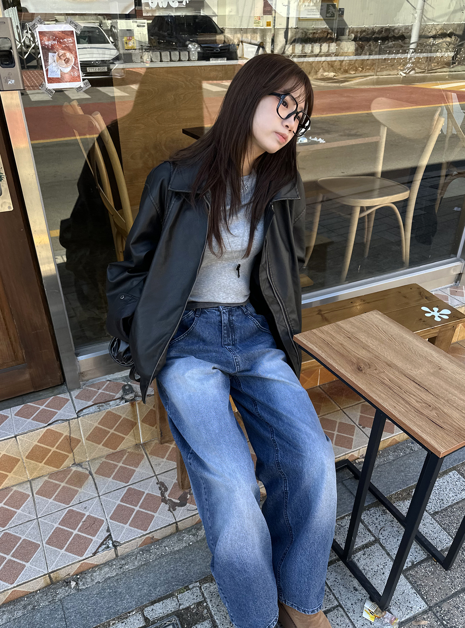 위시러브미 셔링 레이어드 티셔츠 4 color