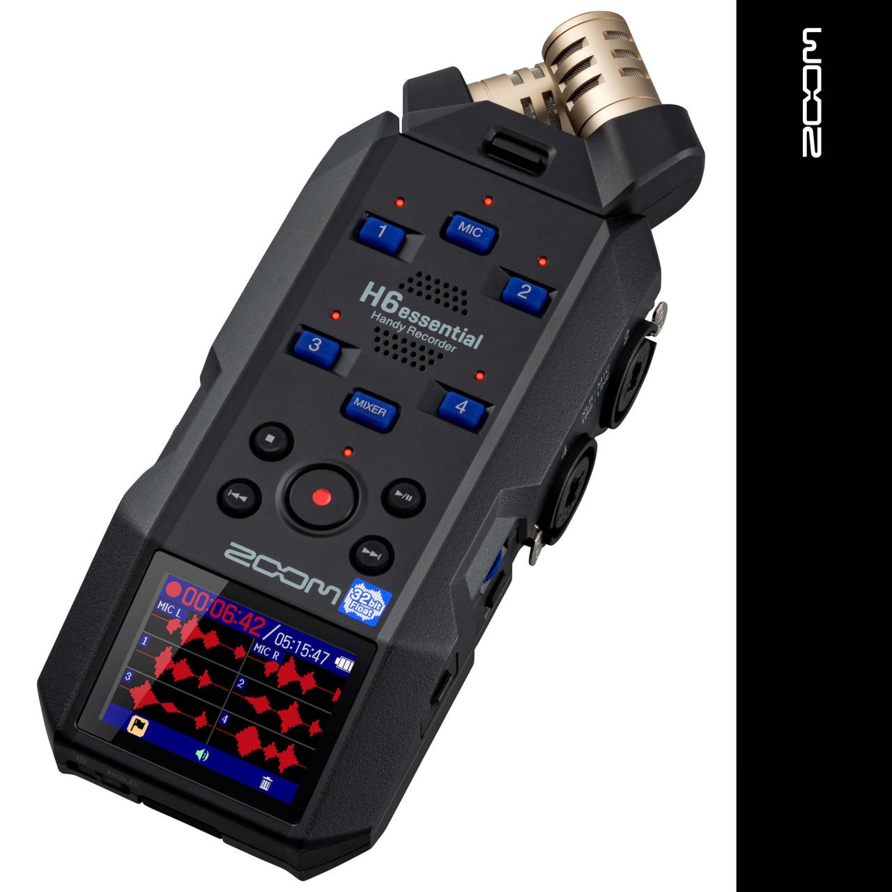 ZOOM H6essential 줌 녹음기 핸디 레코더 휴대용 유튜브 마이크 H6e