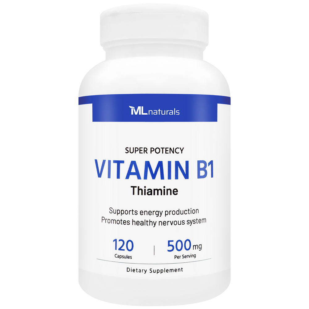 2025 신제품! 마이라이프 내추럴스 비타민 B1 티아민 500mg 120정 - 메인 이미지