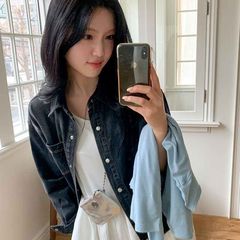 리노아 스탠다드 빈티지 워싱 데님 자켓 jk2981 - 상세 이미지 5