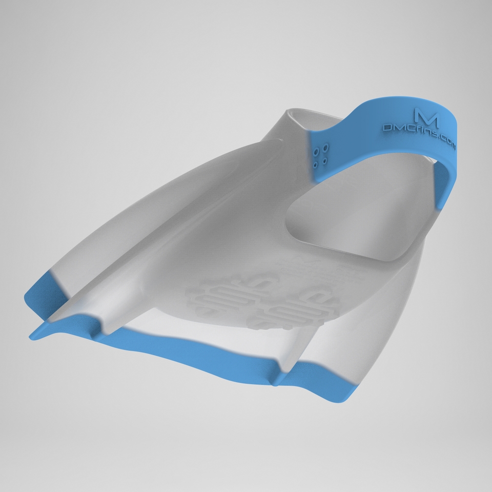 Speedo x DMC Elite Fin Blue/Gray - 상세 이미지 3