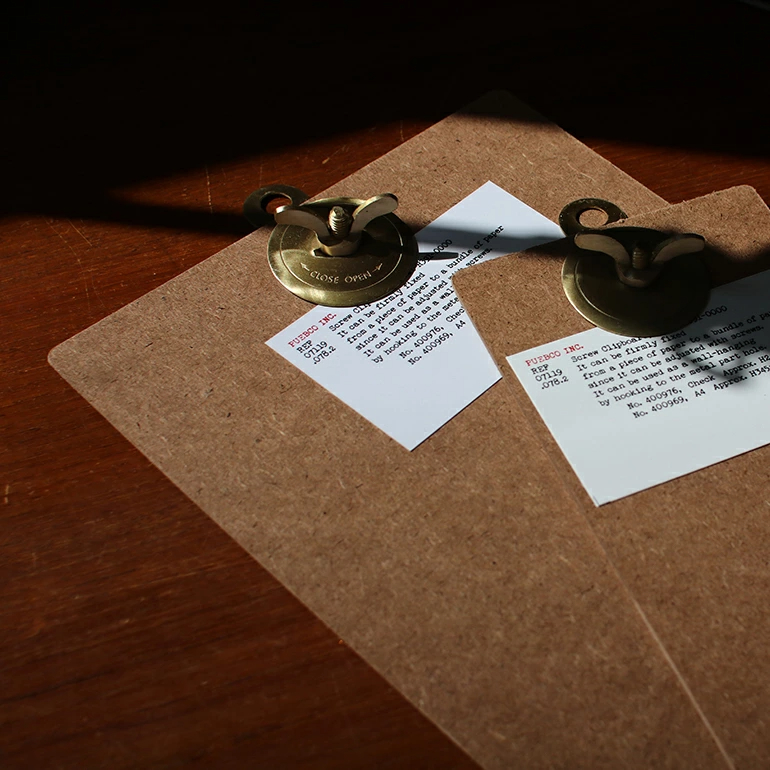 푸에브코 PUEBCO SCREW CLIPBOARD 스크류 클립보드 A4 196252 - 상세 이미지 2