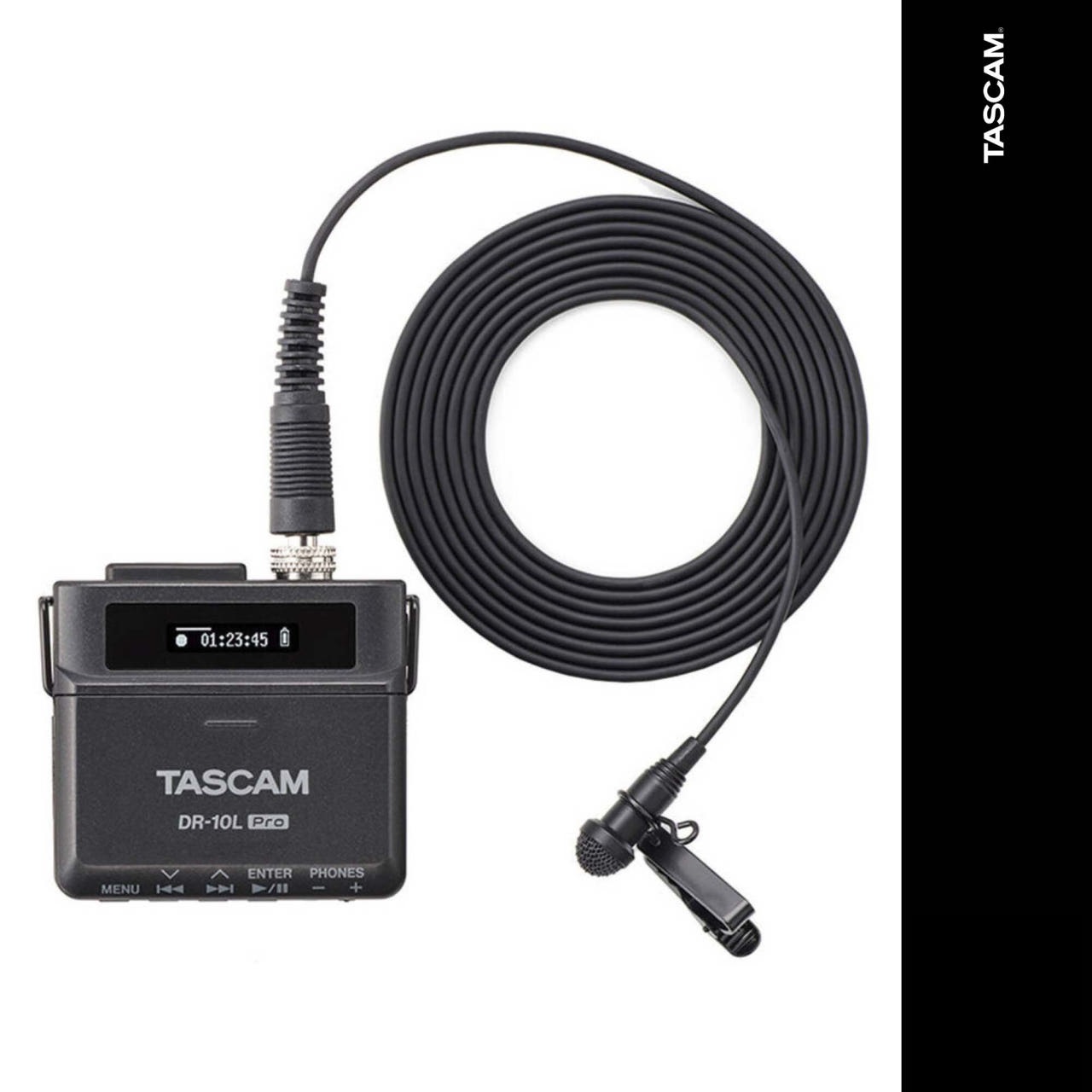 TASCAM DR-10L PRO 타스캠 보이스 레코더 핀마이크 녹음기 프로 - 메인 이미지