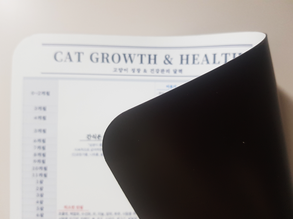 고사모스토어 고양이성장달력 고양이건강관리자석달력 - 상품 이미지