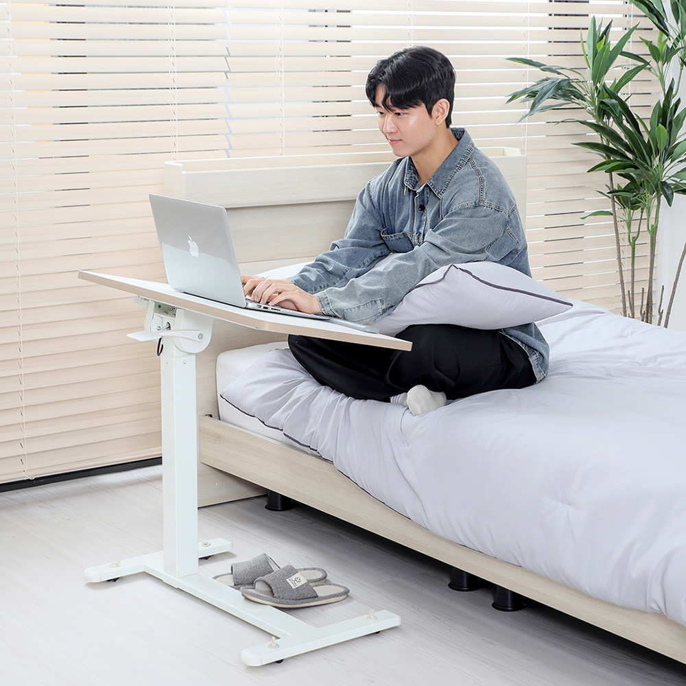 핏쳐 TS3 이동형 수동식 양방향 각도조절 높이조절 사이드 보조 테이블 - 상세 이미지 3