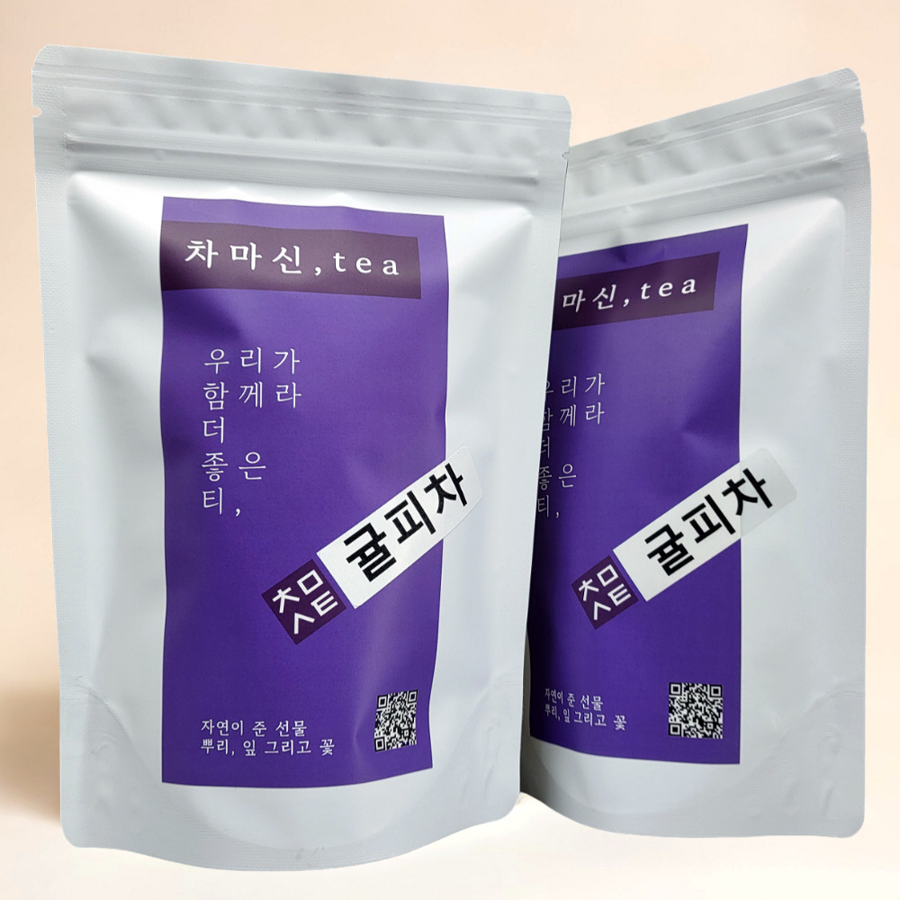 1+1 제주 귤피차 50티백x2개 진피차 카페인없는 귤껍질 차 - 메인 이미지