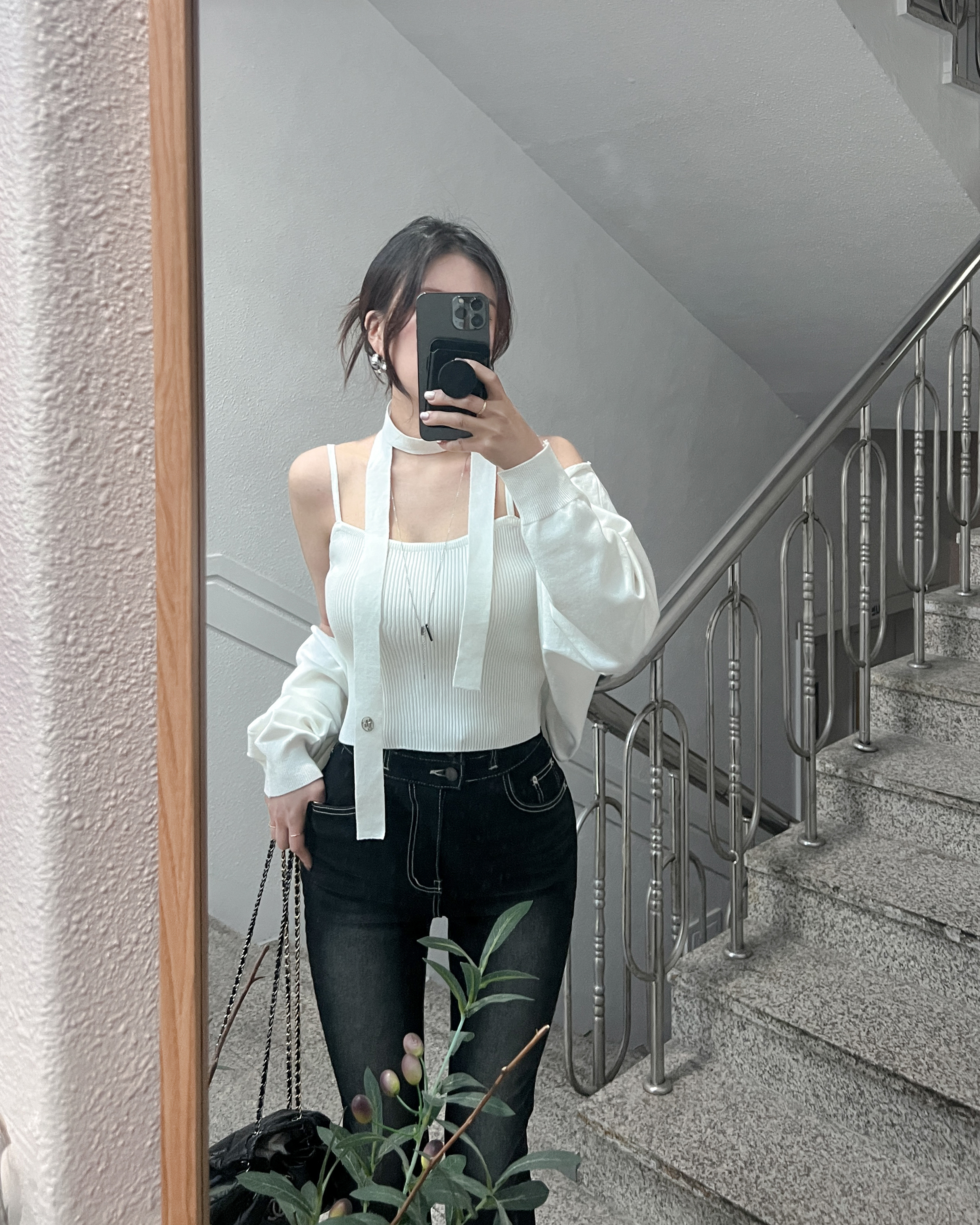 볼레로가디건 타이가디건 레이어드가디건 - 상세 이미지 3