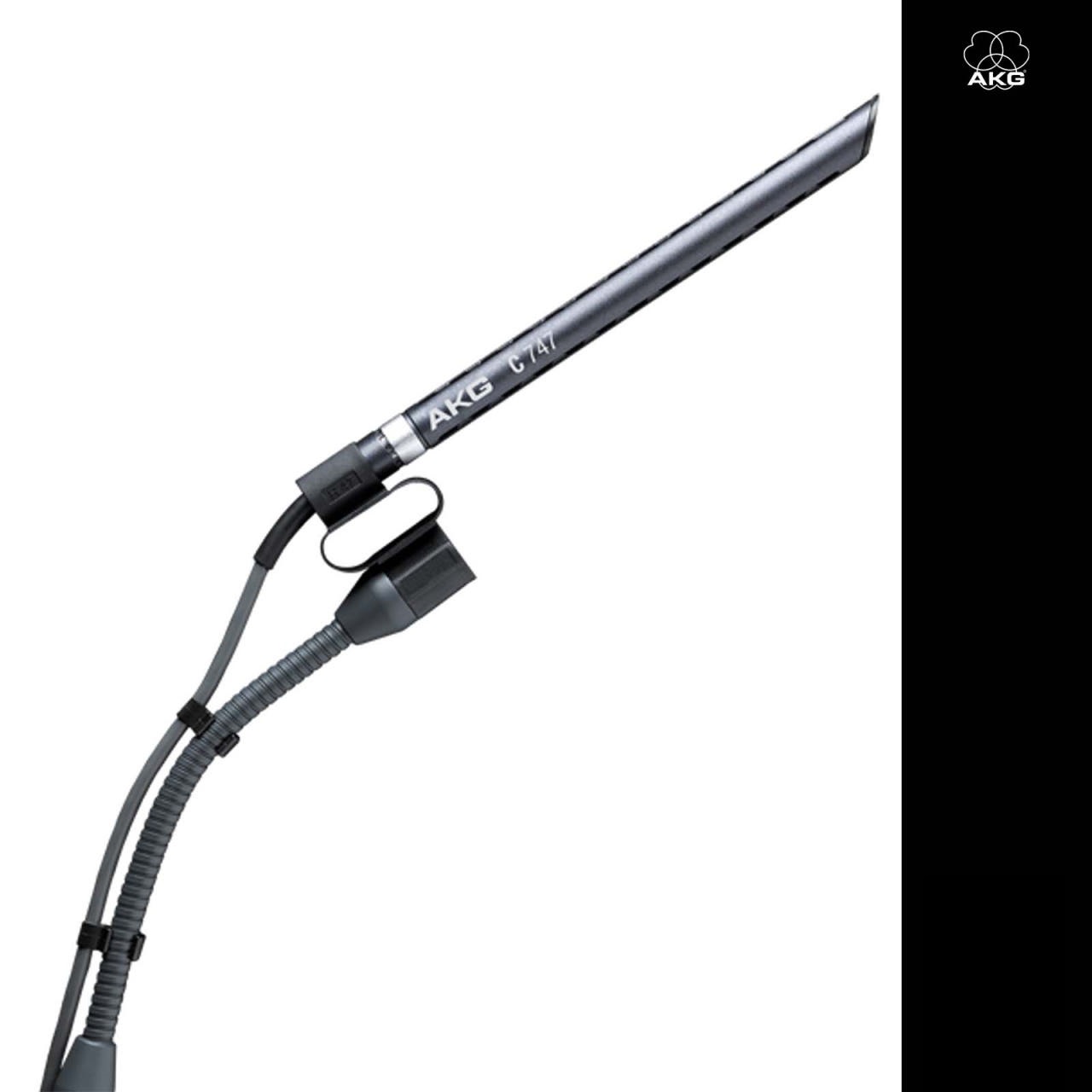 AKG C747 V11 샷건 마이크 방송용 콘덴서마이크 초지향성 악기용