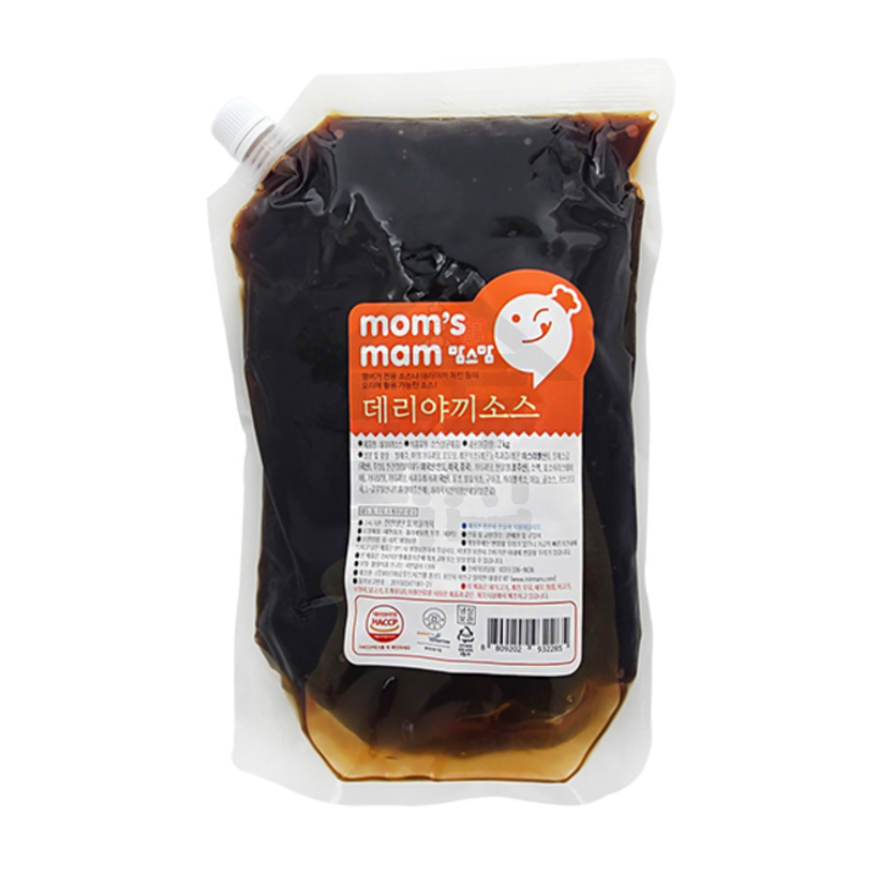 미르마로 맘스맘 데리야끼소스 2kg 업소용 만능간장소스 - 상세 이미지 2