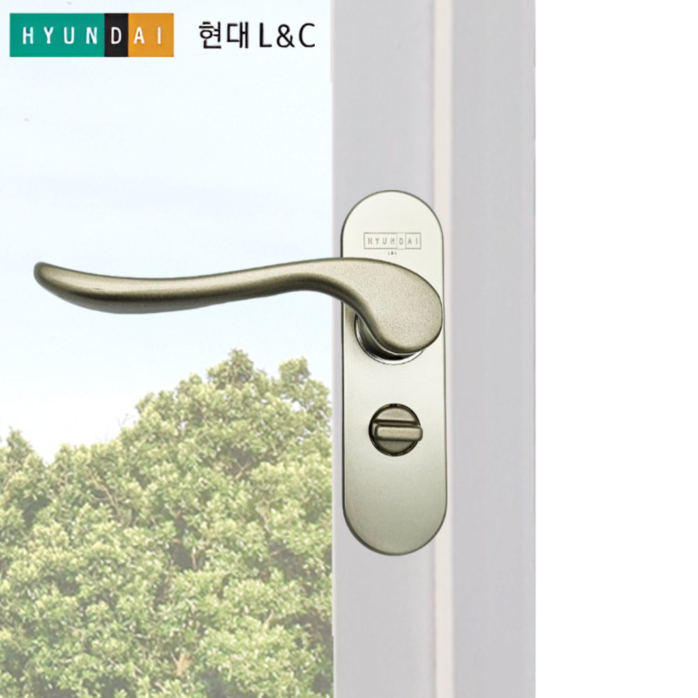현대엘앤씨 터닝도어손잡이 H-151 한화 터닝도어핸들 다용도실 세탁실 베란다 주방 발코니