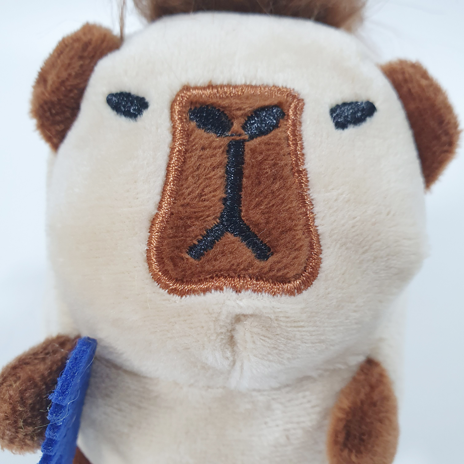 산발 카피바라 인형키링 - 가방고리 머리카락 빗질 열쇠고리 머리털 - 상세 이미지 2