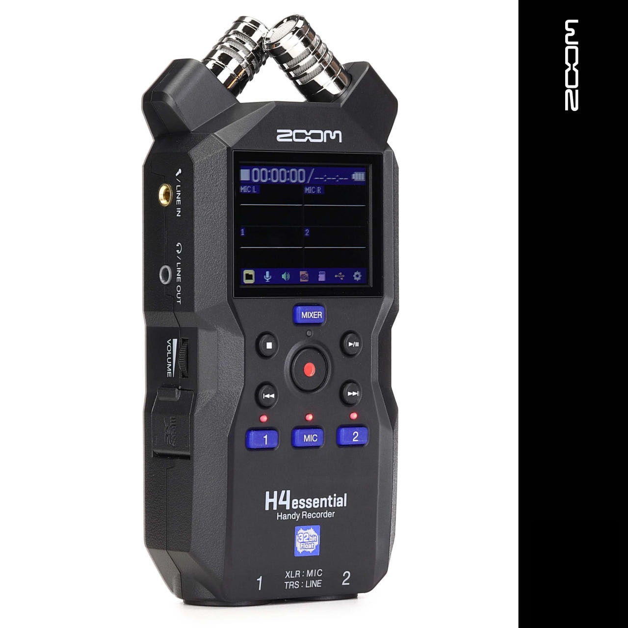 ZOOM H4essential 줌 녹음기 핸디 레코더 휴대용 유튜브 마이크 H4e