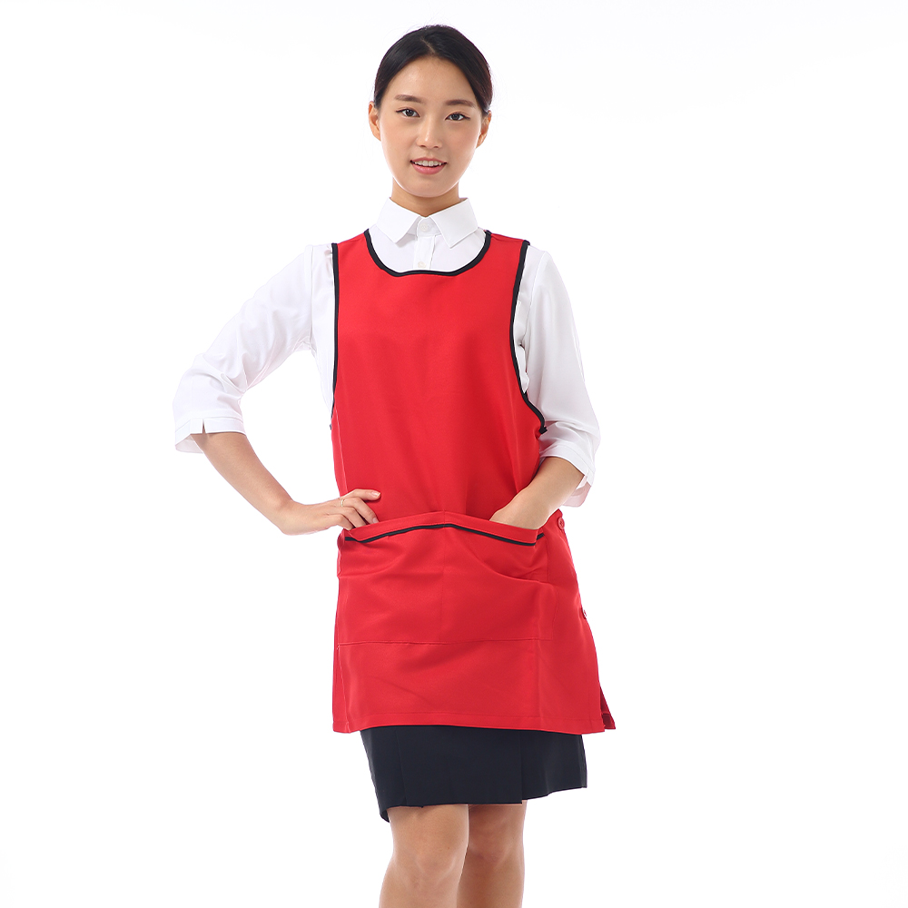 적검원피스앞치마 요양원 요양보호사 식당서빙앞치마 - 상세 이미지 3