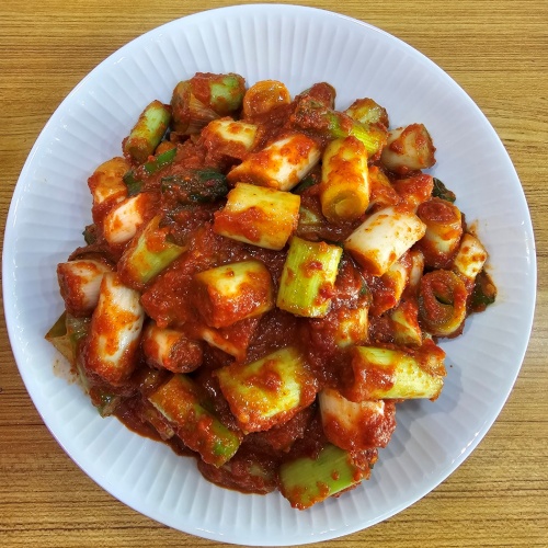 한백김치 대파김치 1kg 2kg - 국내산 재료 100% - 상품 이미지