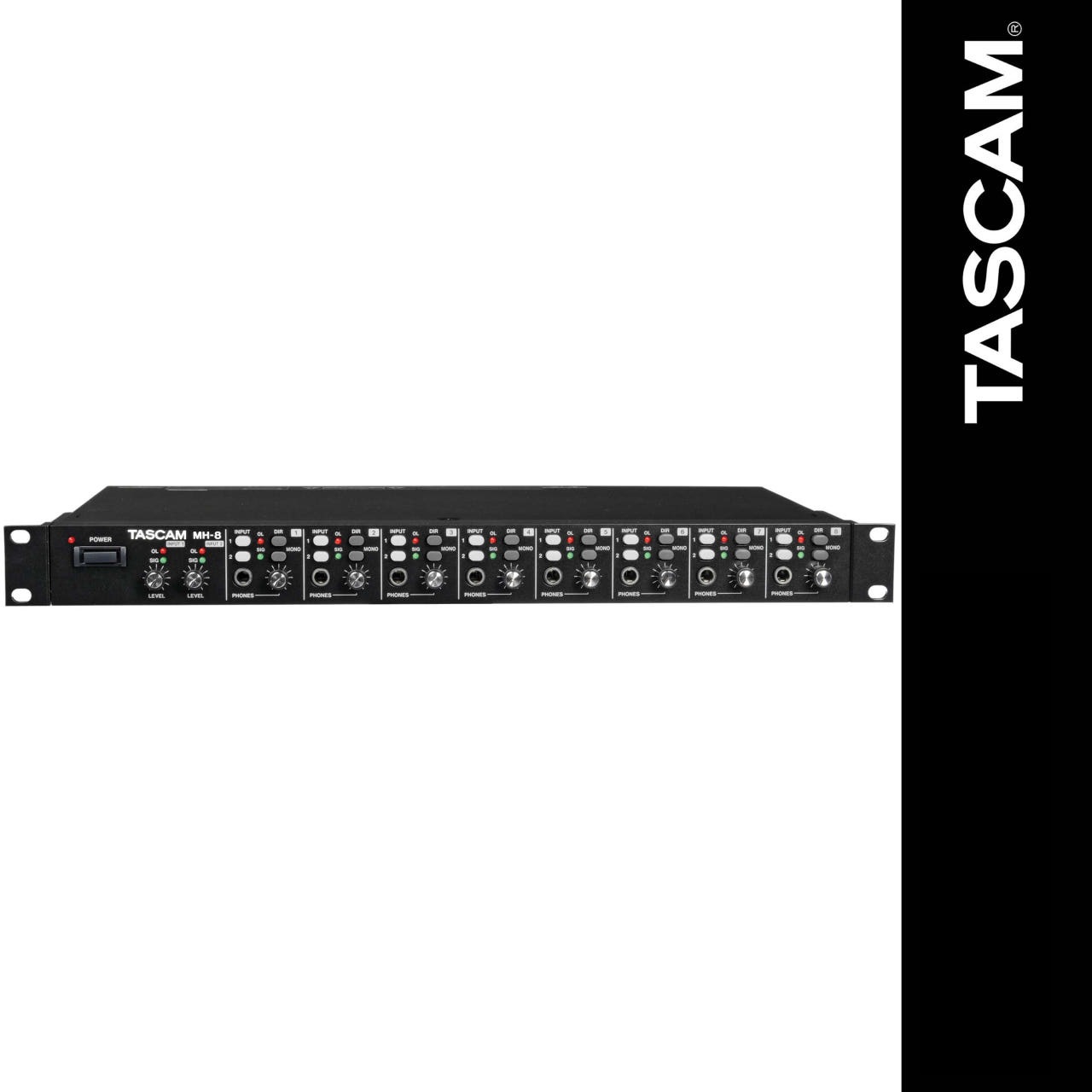 TASCAM MH-8 타스캠 8채널 헤드폰 앰프 MH8