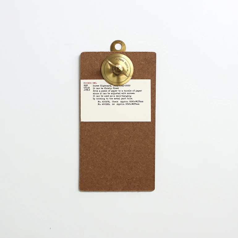 푸에브코 PUEBCO SCREW CLIPBOARD 스크류 클립보드 A4 196252 - 상품 이미지