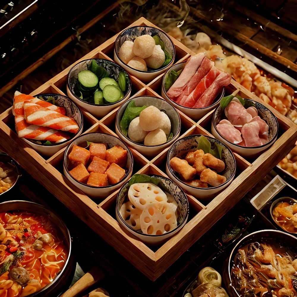 나무 찬합 나무도시락 고급 도시락 상자 나들이 원목 우드 남편 김밥통 1. 원목색 9칸 : 유통물류온
