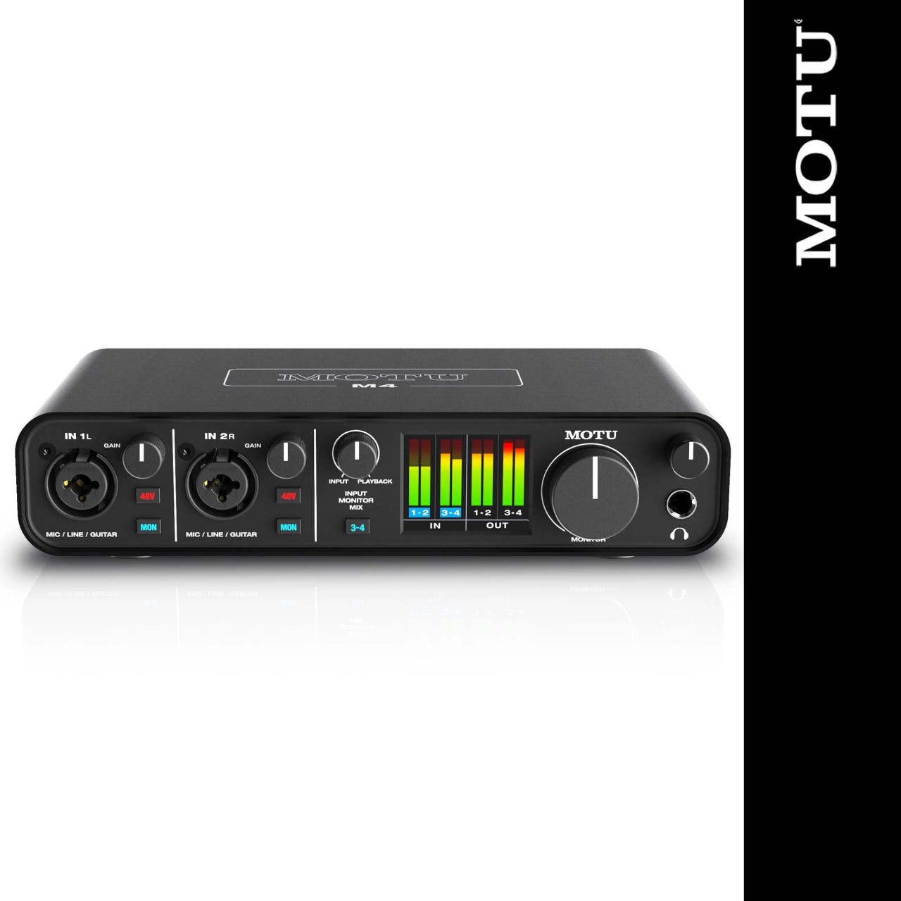 MOTU M4 모투 USB-C 오디오 인터페이스 방송 스트리밍