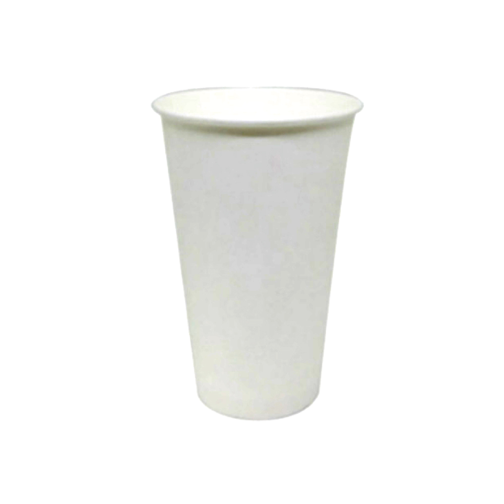 16온스 500ml 카페 무지 종이용기 무인 자판기 종이컵 500개 HOT ICE 탄탄한컵