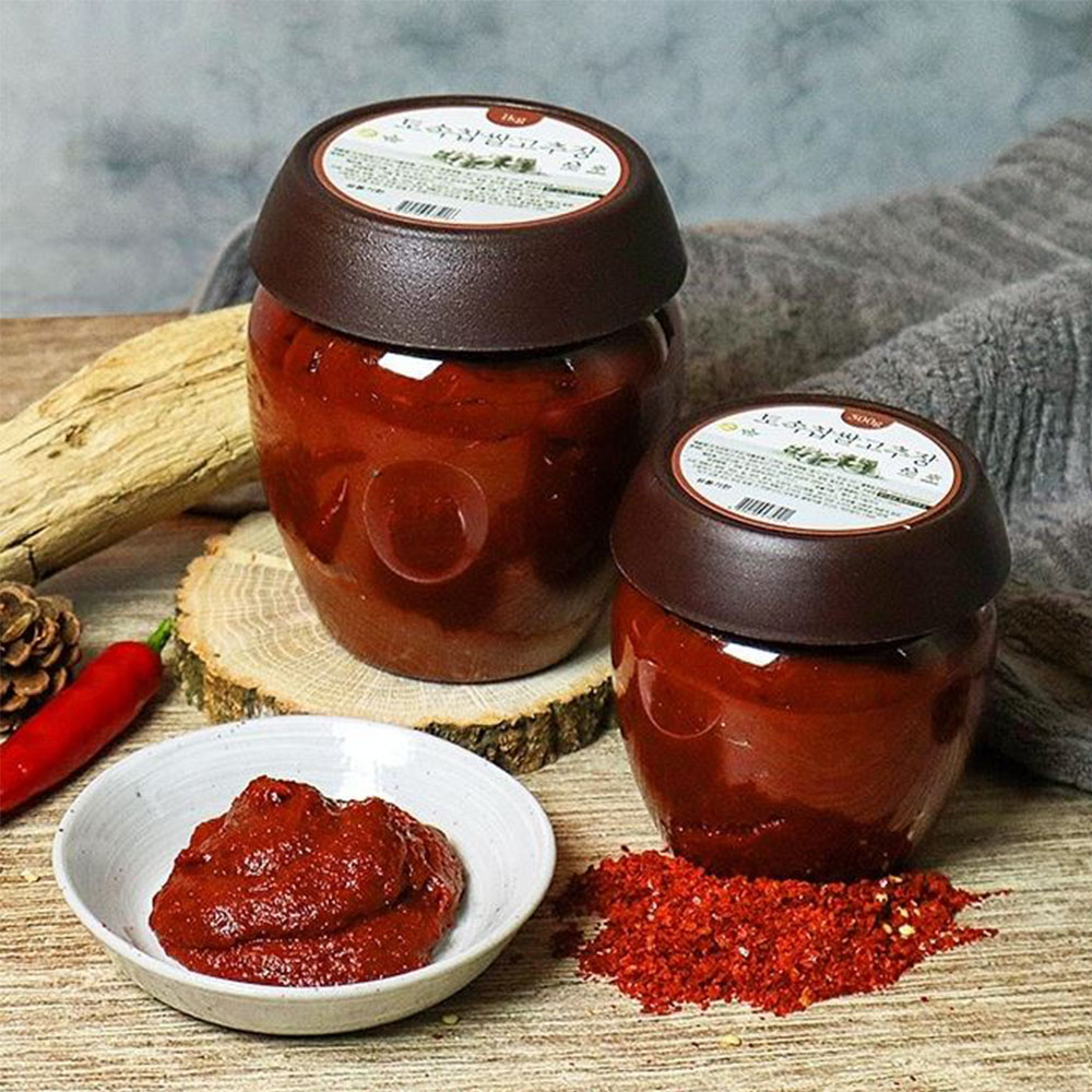 토속 찹쌀 고추장 한국식 전통 항아리 숙성 양념장 - 상품 이미지